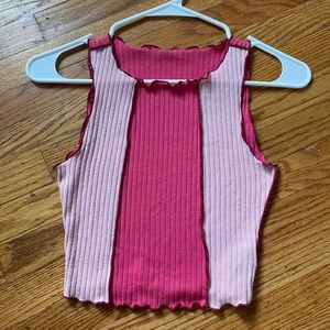 Pink tank top